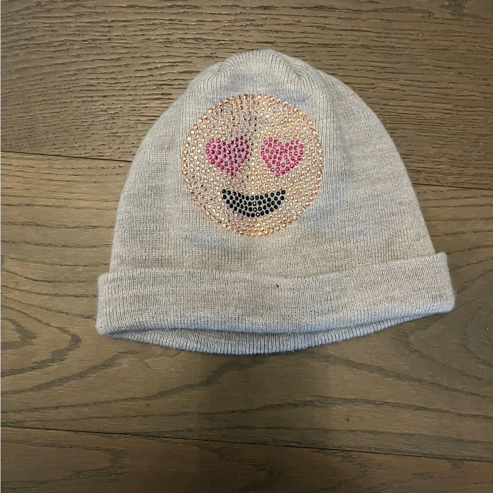 Childrens place kids emoji hat brand new